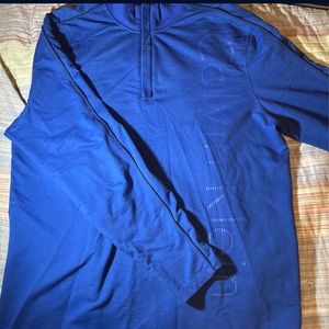 CALVIN KLEIN BLUE LONG SLEEVE PULL OVER